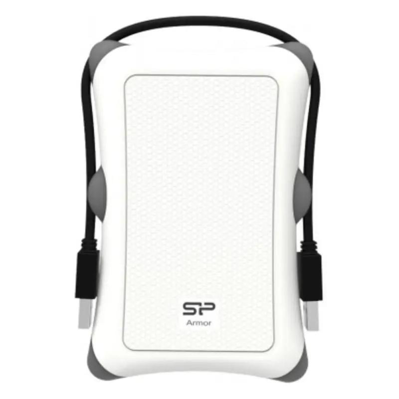 Carcasa silicon power a30 para hdd 2.5 pulgadas blanco