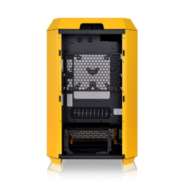 Caja ordenador gaming thermaltake the tower 300 mini - itx cristal templado amarilla
