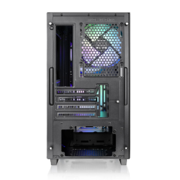 Caja ordenador gaming thermaltake versa h16 tg matx argb cristal templado negro