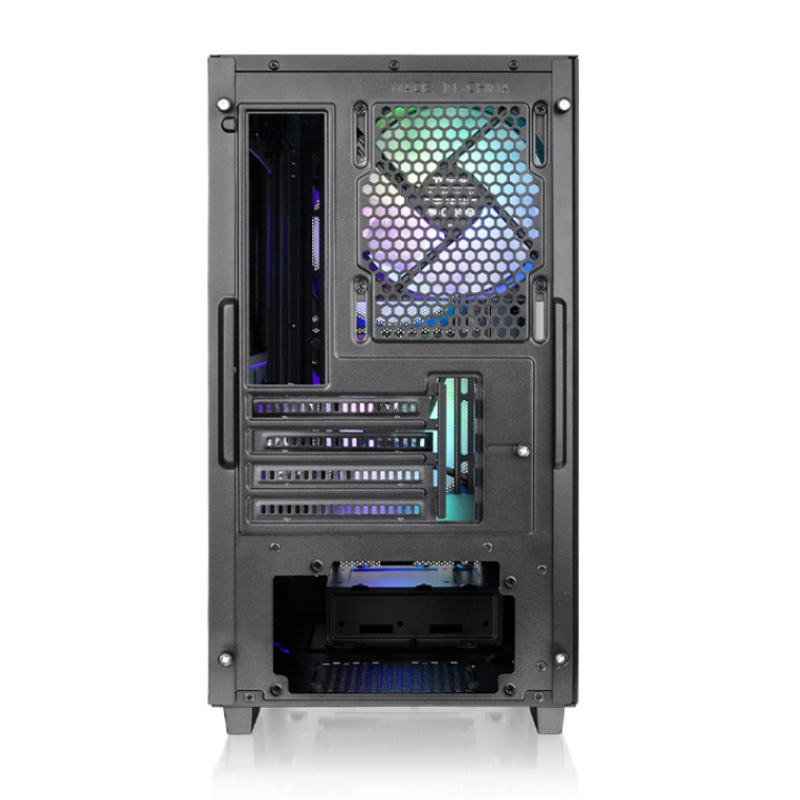 Caja ordenador gaming thermaltake versa h16 tg matx argb cristal templado negro