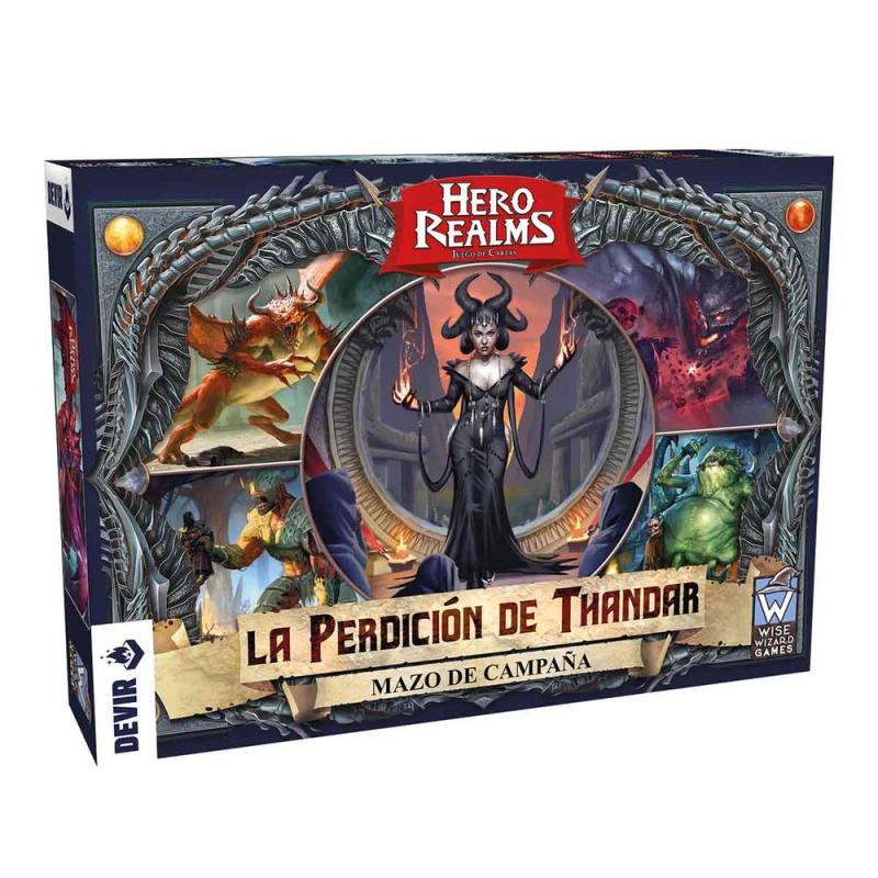 Juego de mesa hero realms: la perdición de thandar