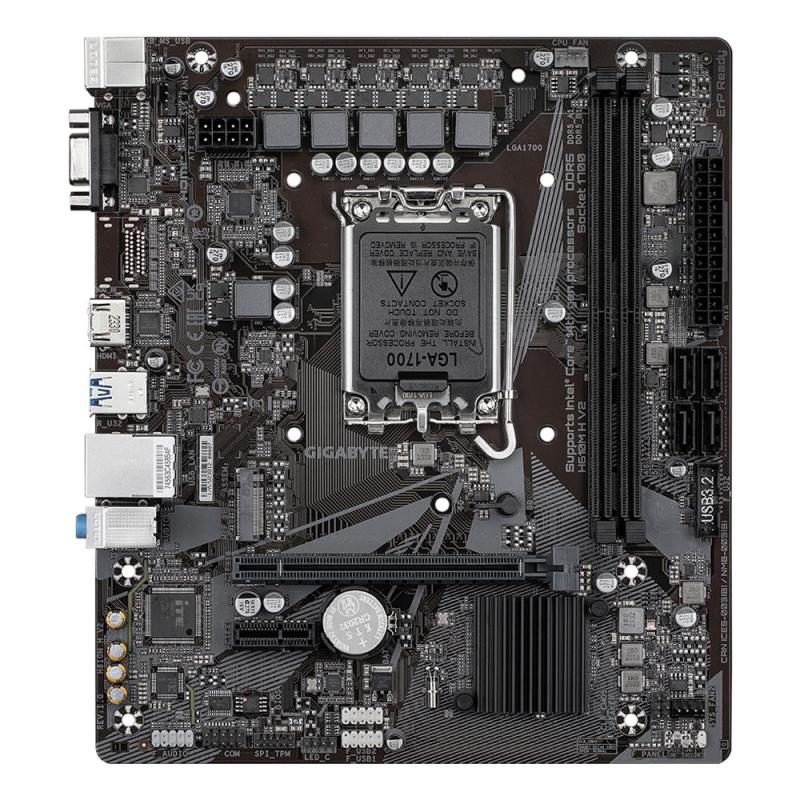 Placa base gigabyte h610m h v2 matx lga 1700 - 2x ddr5