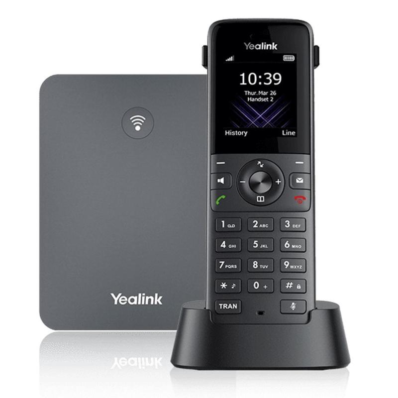 Telefono inalambrico dect yealink w73h negro