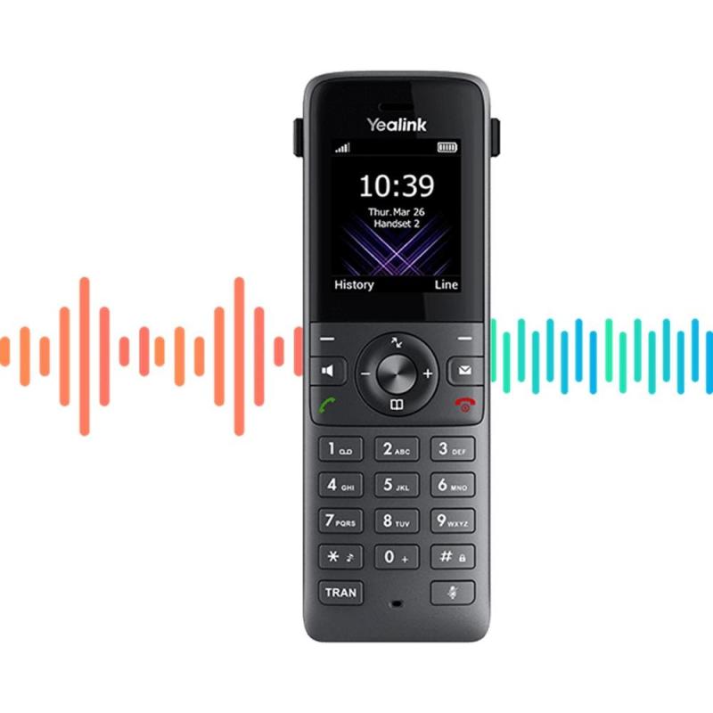 Telefono inalambrico dect yealink w73h negro