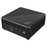 Barebone mini ordenador msi cubi n adl - 002beu n100 negro