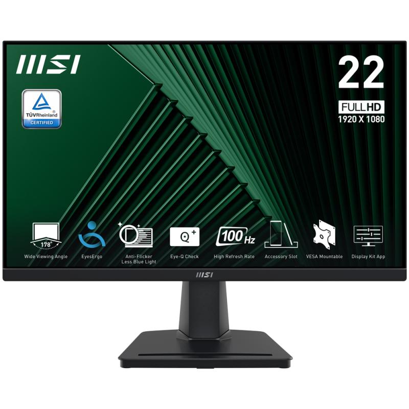 Monitor msi mp225v 22 pulgadas fhd 100hz