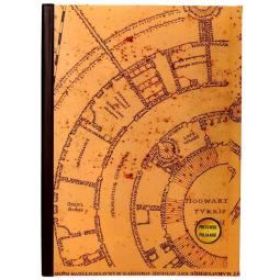 Libreta sd toys harry potter mapa merodeador con luz