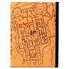 Libreta sd toys harry potter mapa merodeador con luz