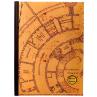 Libreta sd toys harry potter mapa merodeador con luz
