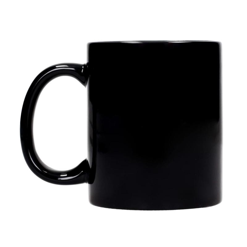 Taza sd toys harry potter logo ceramica negra