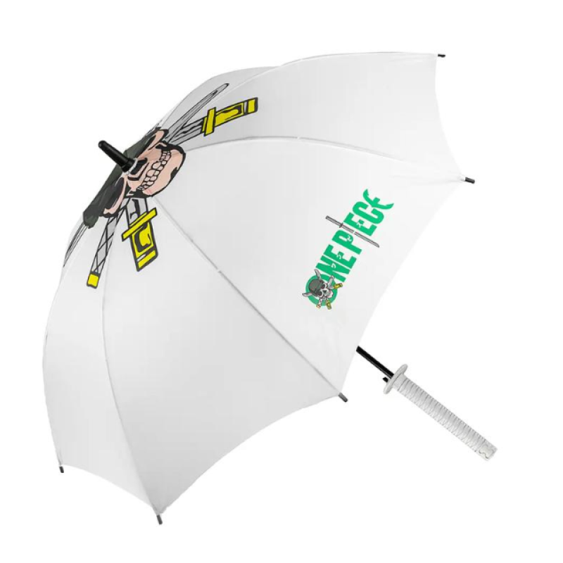 Paraguas blanco one piece zoro
