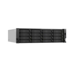 Servidor nas qnap ts - h1677axu - rp - r7 - 32g 16 bahias 3u rack gigabit ethernet