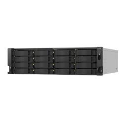 Servidor nas qnap ts - h1677axu - rp - r7 - 32g 16 bahias 3u rack gigabit ethernet