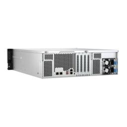 Servidor nas qnap ts - h1677axu - rp - r7 - 32g 16 bahias 3u rack gigabit ethernet