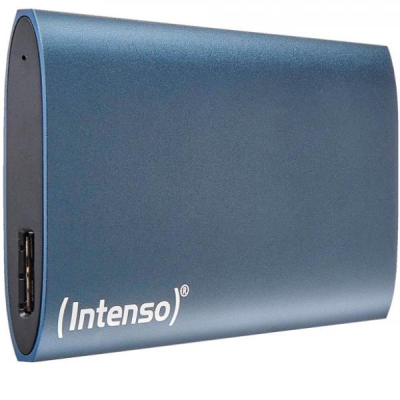 Disco duro externo solido ssd intenso premium edition blue 500gb usb 3.2