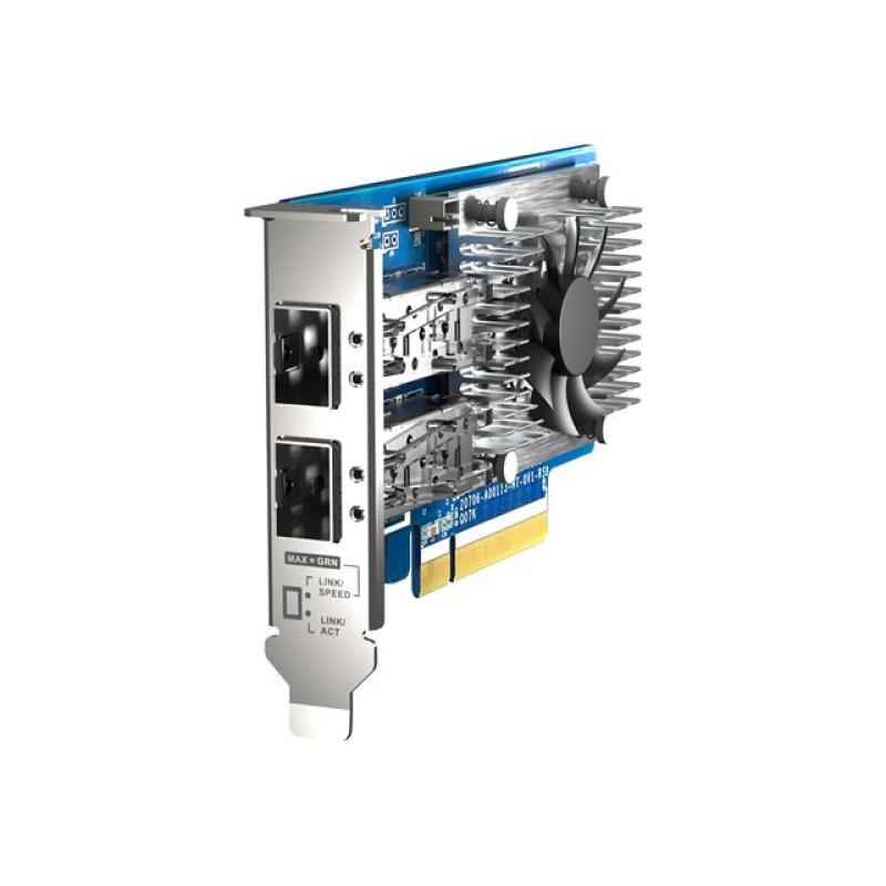 Tarjeta red qnap qxg - 25g2sf - cx6 2x sfp28 pci express 4.0