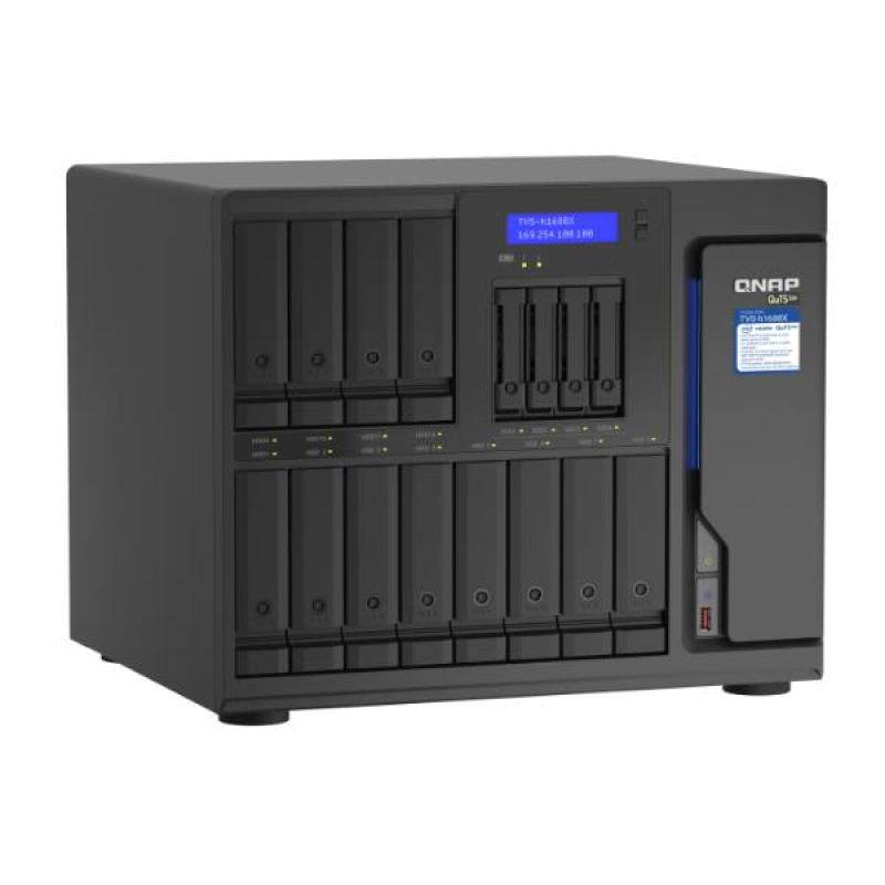 Servidor nas qnap tvs - h1688x - w1250 - 32g 16 bahias gigabit ethernet