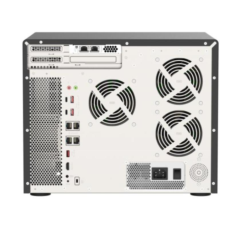 Servidor nas qnap tvs - h1688x - w1250 - 32g 16 bahias gigabit ethernet