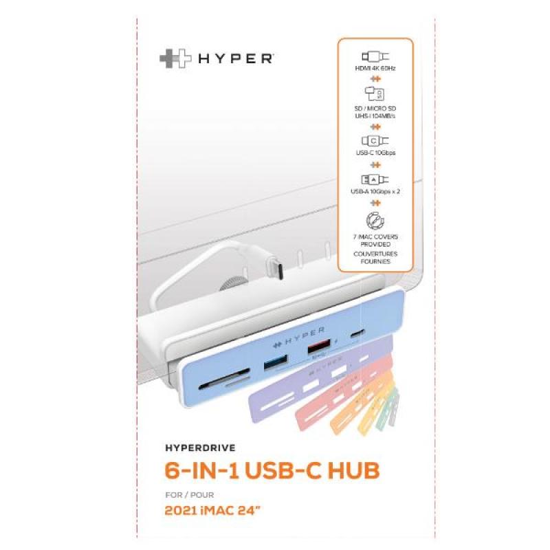 Hub targus usb tipo c 6 en 1