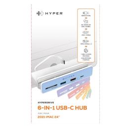 Hub targus usb tipo c 6 en 1