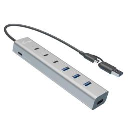 Hub carga i - tech usb tipo a - usb tipo c 7 en 1