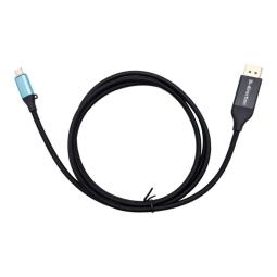 Cable displayport a usb tipo c i - tec 1.5m - macho - macho - negro