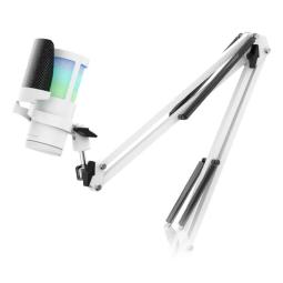 Micrfono mars gaming mmicscw argb blanco