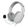 Auriculares mars gaming mhpro argb blanco