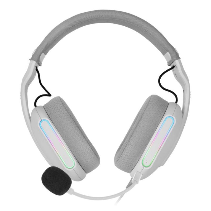 Auriculares mars gaming mhpro argb blanco