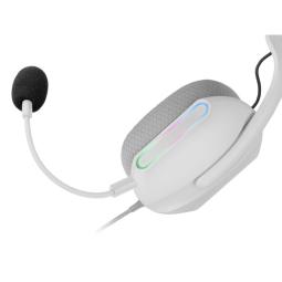 Auriculares mars gaming mhpro argb blanco