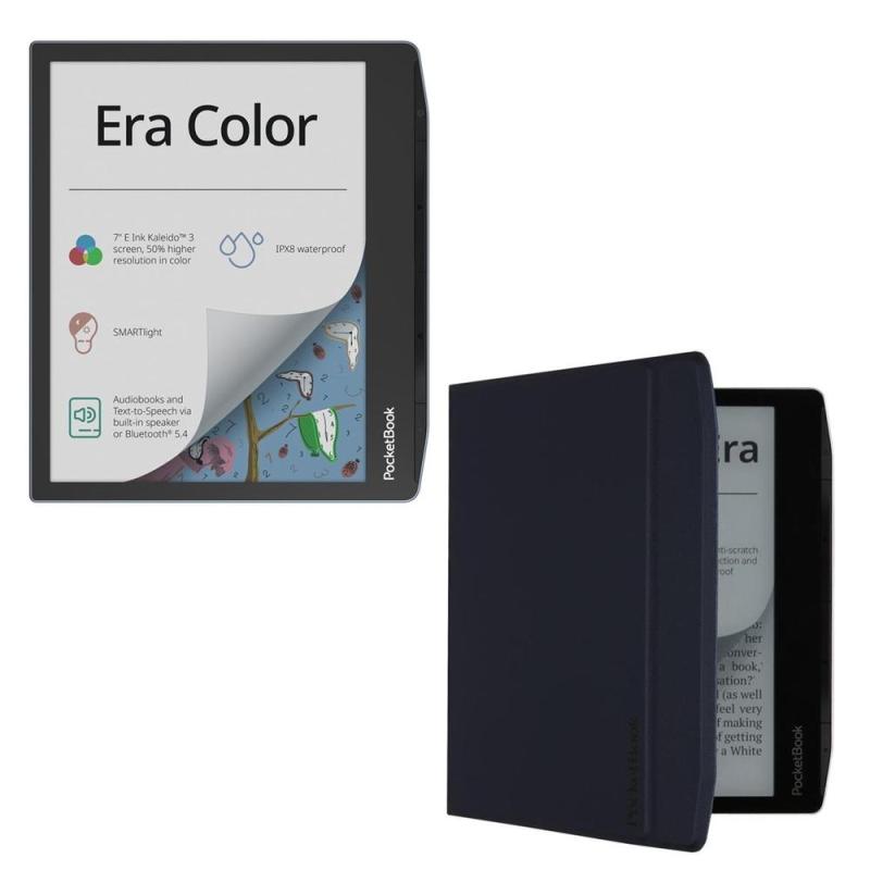 Pocketbook era color stormy sea + funda hn - qi - pu - 700 - wb - ww charge cover blue