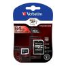 Tarjeta memoria micro sd verbatim 64gb c10 + adaptador