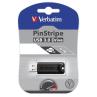 Memoria usb 3.2 verbatim storengo pinstripe 16gb negro