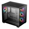 Caja ordenador gaming deepcool cg530 atx rgb cristaltemplado negra