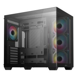 Caja ordenador gaming deepcool cg530 atx rgb cristaltemplado negra