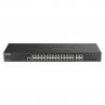 Switch d - link 28 puertos gestionable 24 gigabit ethernet 10 - 100 - 1000 4 sfp - Imagen 1