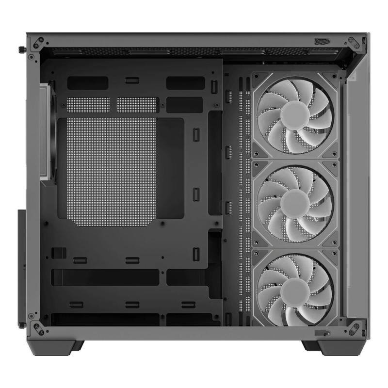 Caja ordenador gaming deepcool cg530 atx rgb cristaltemplado negra