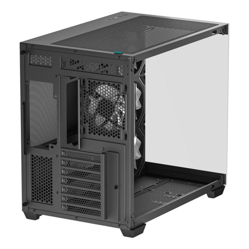 Caja ordenador gaming deepcool cg530 atx rgb cristaltemplado negra