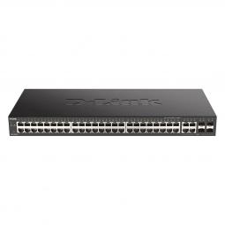 Switch d - link 52 puertos gestionable 48 gigabit ethernet 10 - 100 - 1000 poe 4 sfp - Imagen 1