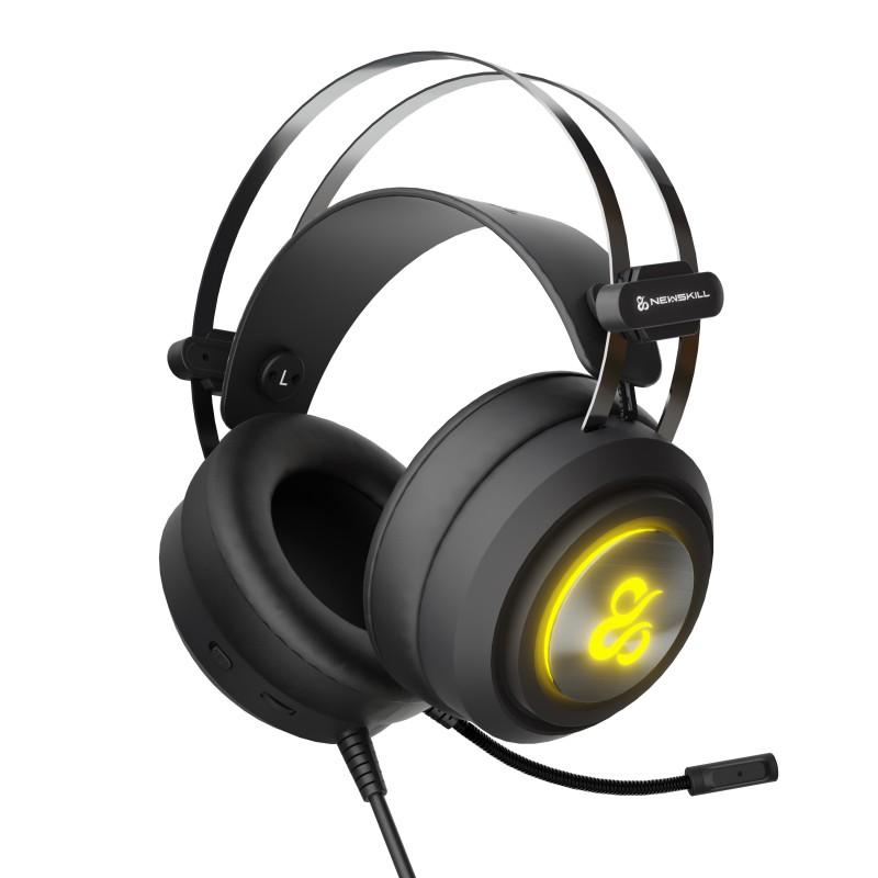 Auriculares gaming newskill drakain v2 rgb negro