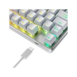 Teclado gaming newskill serike tkl v2 rgb blanco