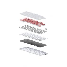 Teclado gaming newskill serike tkl v2 rgb blanco