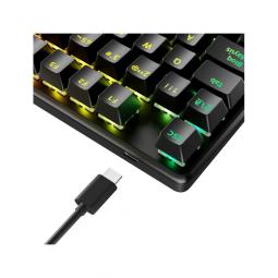Teclado gaming newskill serike tkl v2 rgb negro