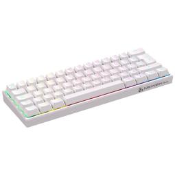 Teclado gaming newskill pyros v2 ivory inalambrico rgb blanco