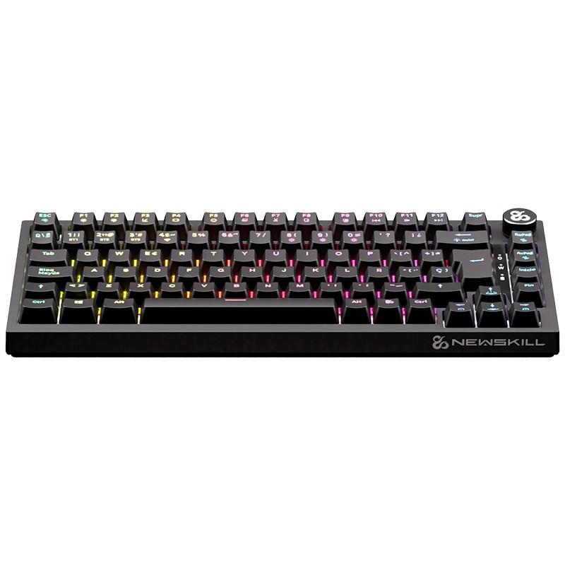 Teclado gaming newskill pyros pro inalambrico rgb negro