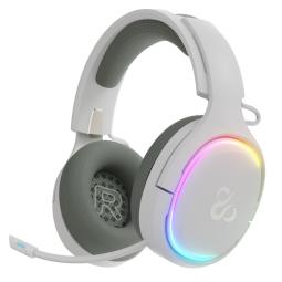 Auriculares gaming newskill aton v2 ivory inalambrico rgb blanco