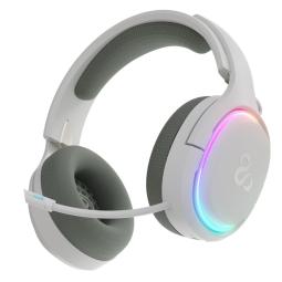 Auriculares gaming newskill aton v2 ivory inalambrico rgb blanco