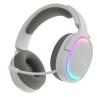 Auriculares gaming newskill aton v2 ivory inalambrico rgb blanco