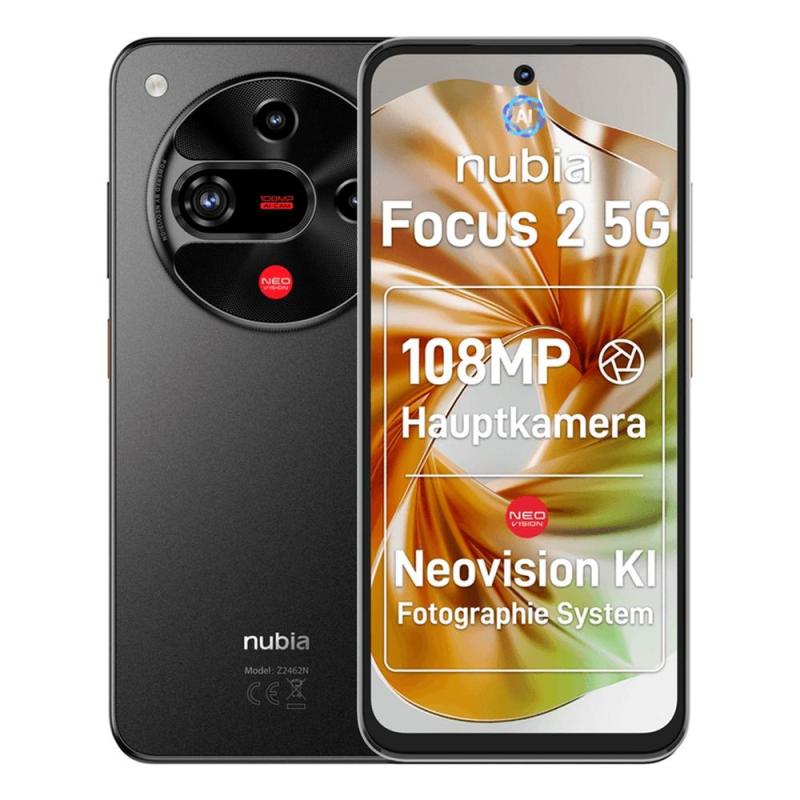 Movil zte nubia focus 2 5g 8+12 - 256gb negro