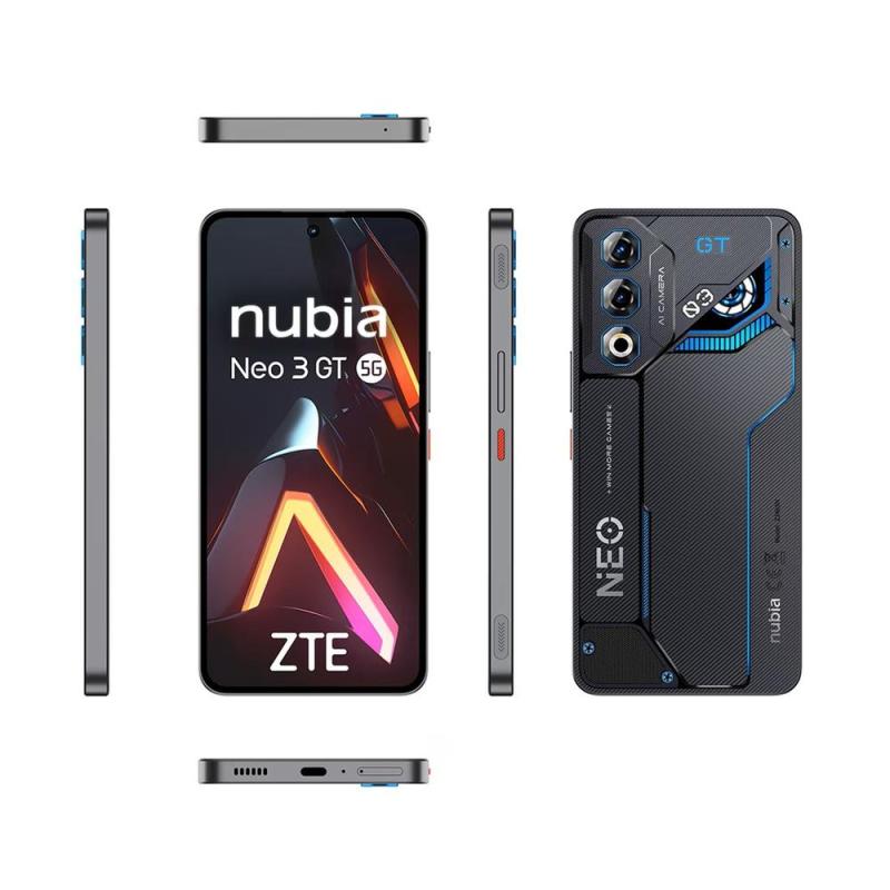 Movil zte nubia neo 3 gt 5g 12+12 - 256gb negro